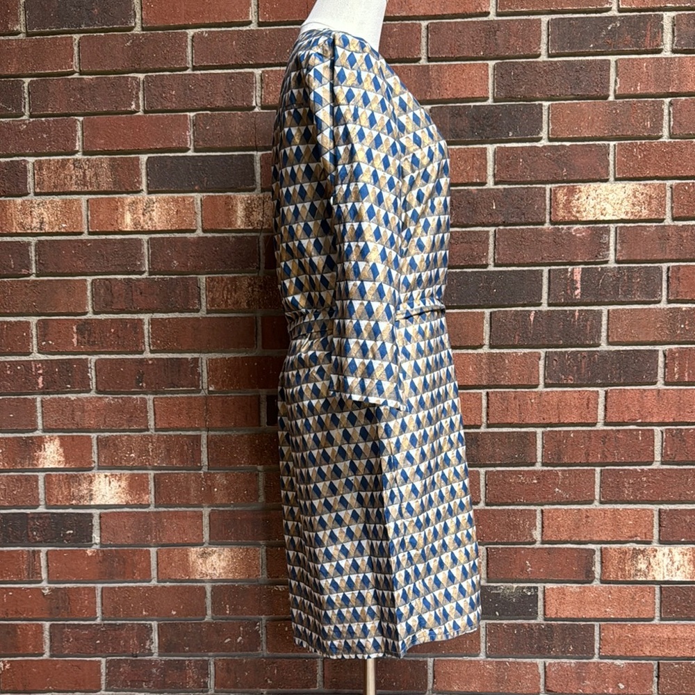 Roller Rabbit Geometric Pattern Violet Dress Size Small - Picture 6 of 11